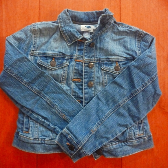 Old Navy Children's Size 10-12 Jean Jacket with Stretch - Picture 1 of 2